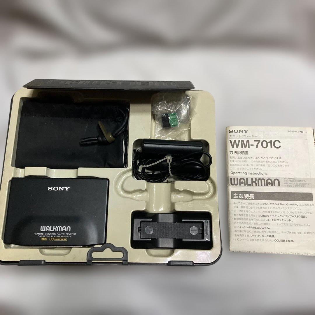 ジャンク品 SONY WM-701C カセットプレーヤー