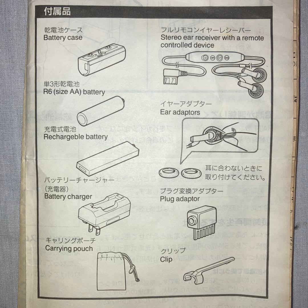ジャンク品 SONY WM-701C カセットプレーヤー
