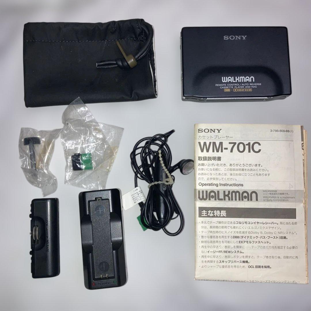 ジャンク品 SONY WM-701C カセットプレーヤー