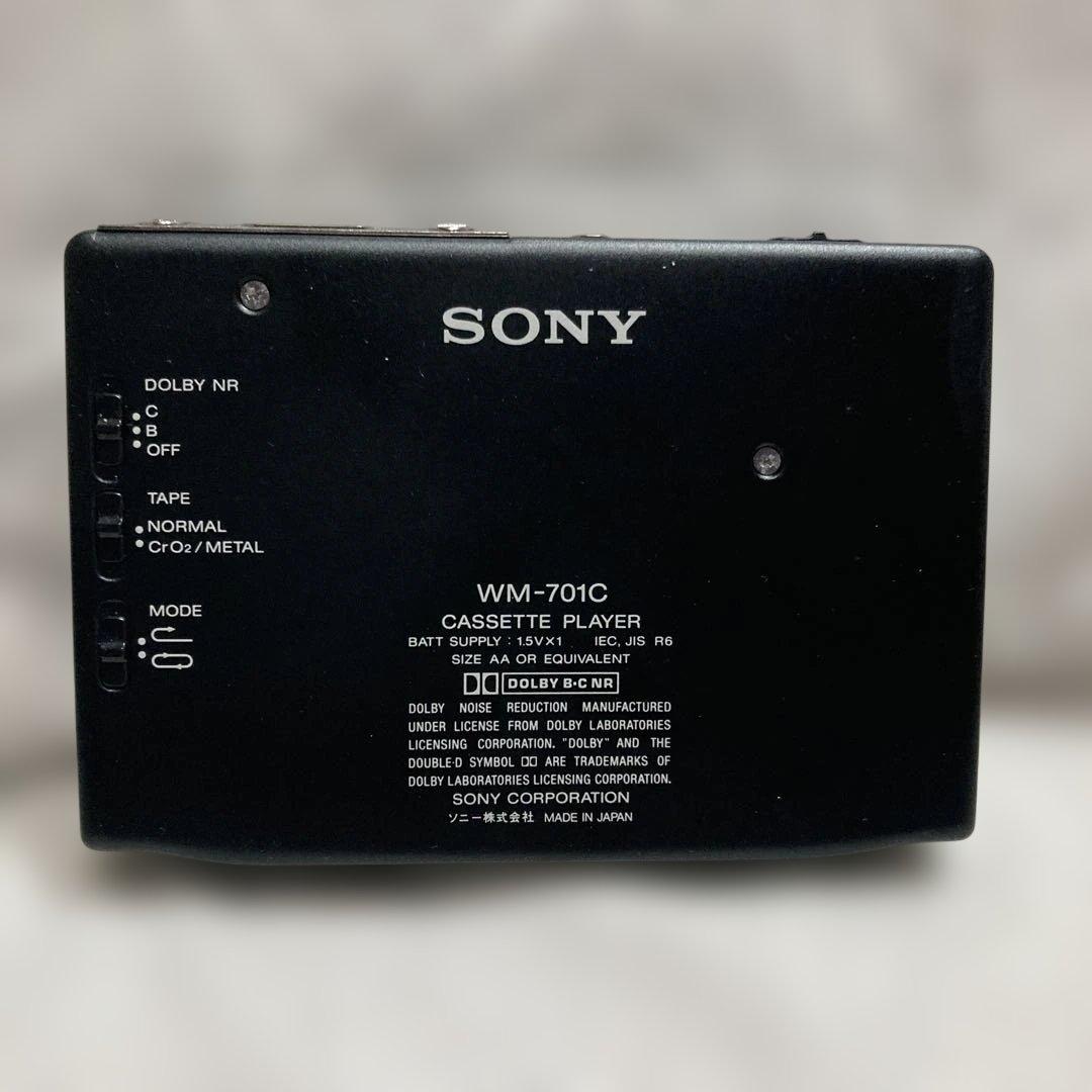 ジャンク品 SONY WM-701C カセットプレーヤー