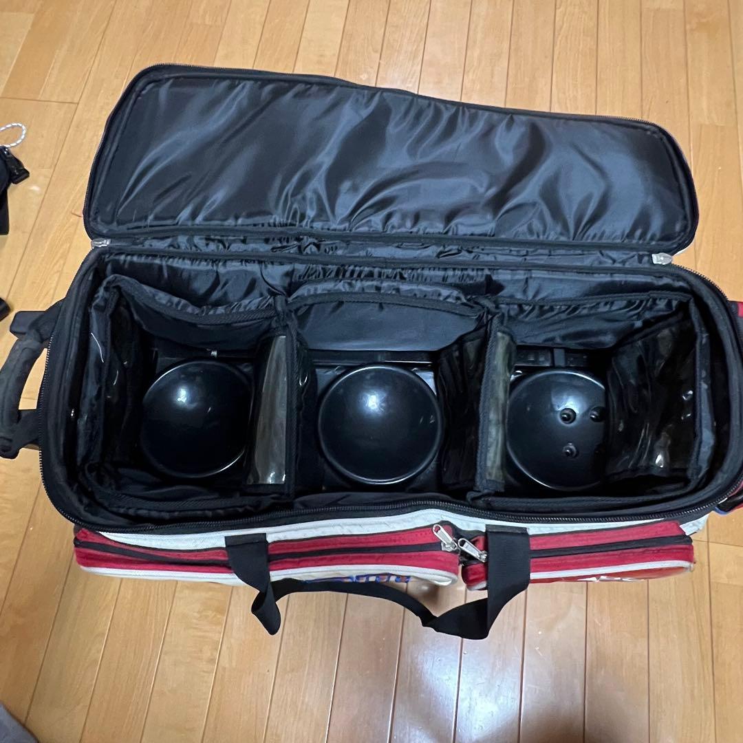 ABS PROAM ボウリングバッグ 3ボール用 キャリーバッグ ローラーバッグ