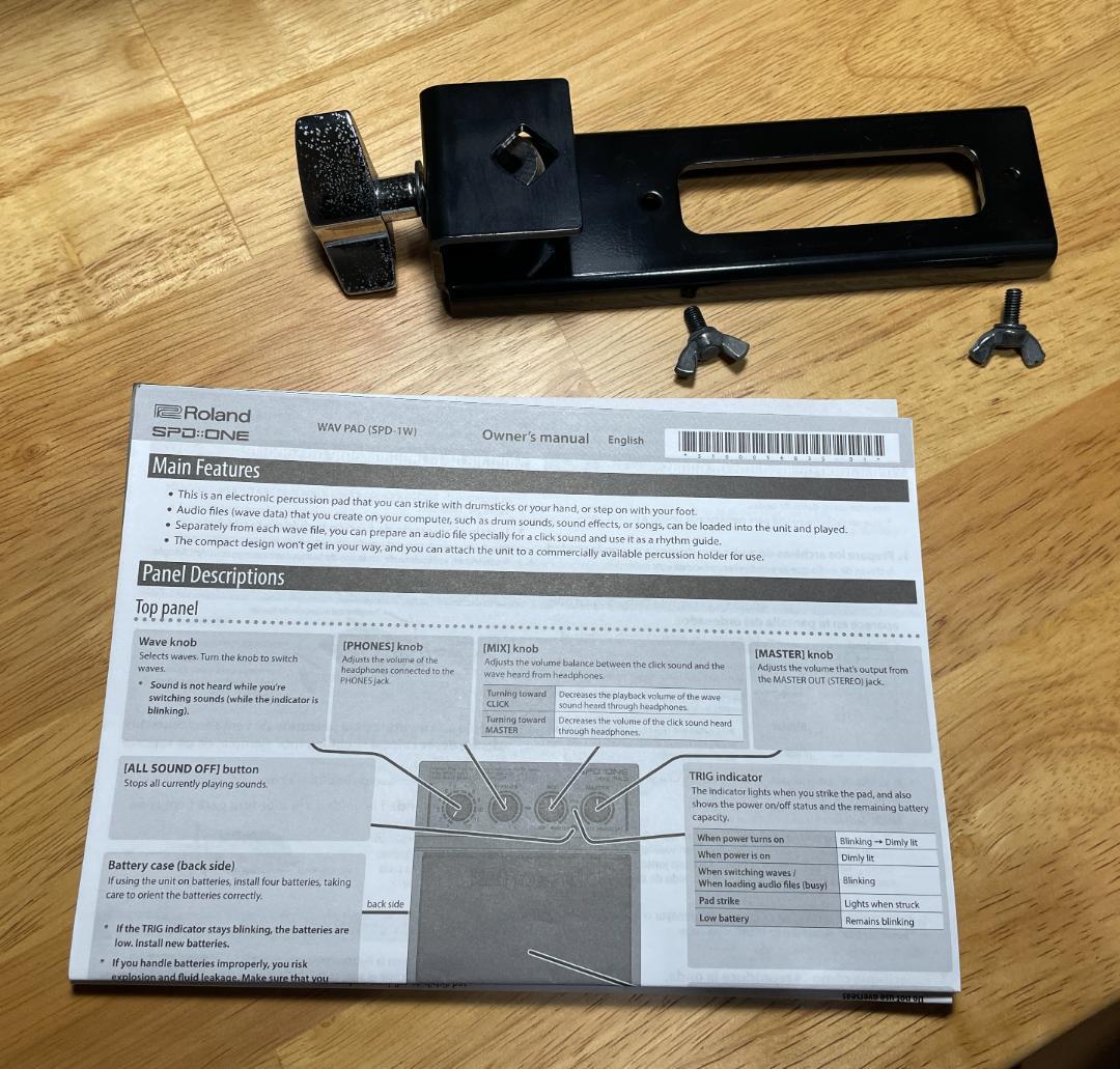 DTM・DAW Roland SPD::ONE WAV PAD