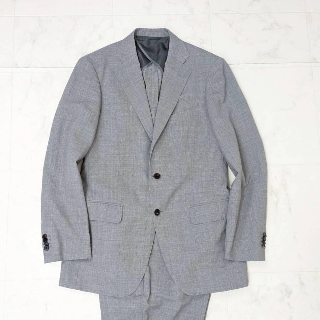 美品✨ユニバーサルランゲージ REDA 干場モデル スーツセットアップ グレー