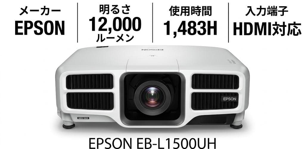 EB-L1500UH・12,000lm／1483Hレンズ付きELPLU04