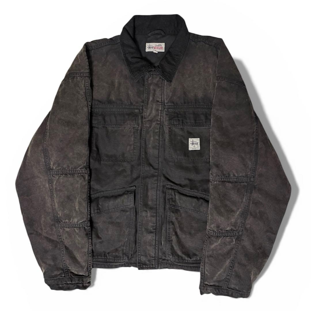 【レアサイズ】stussy WASHED CANVAS JACKET