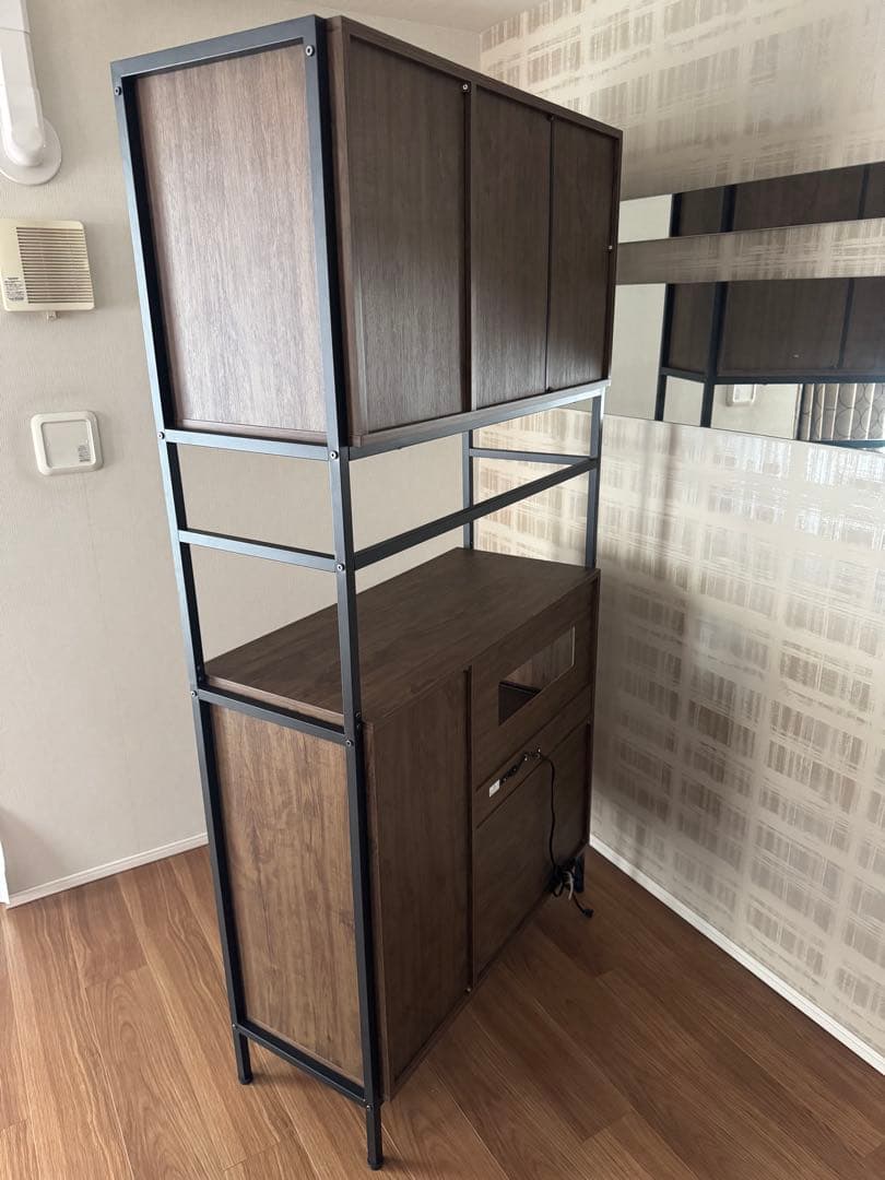 【SHKさま】お洒落で収納力抜群✨ニトリ　ヴィンテージテイスト　キッチンボード