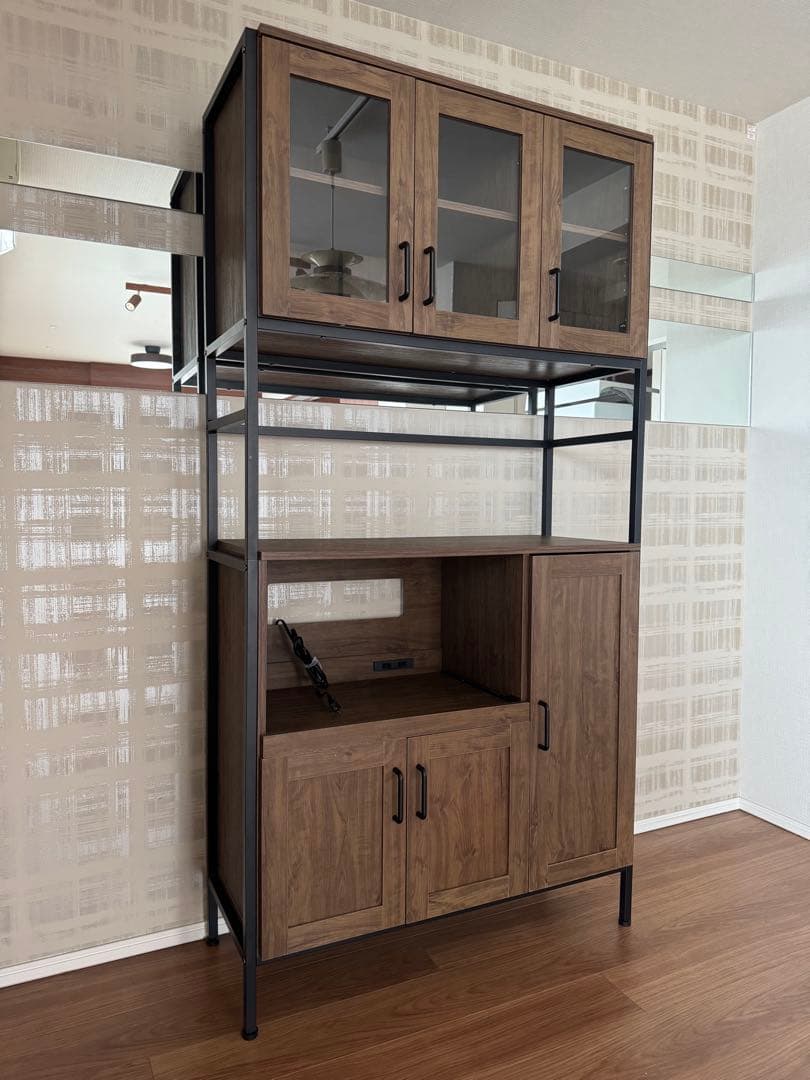 【SHKさま】お洒落で収納力抜群✨ニトリ　ヴィンテージテイスト　キッチンボード