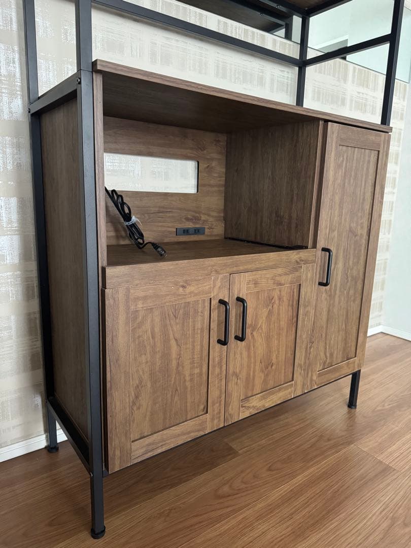 【SHKさま】お洒落で収納力抜群✨ニトリ　ヴィンテージテイスト　キッチンボード