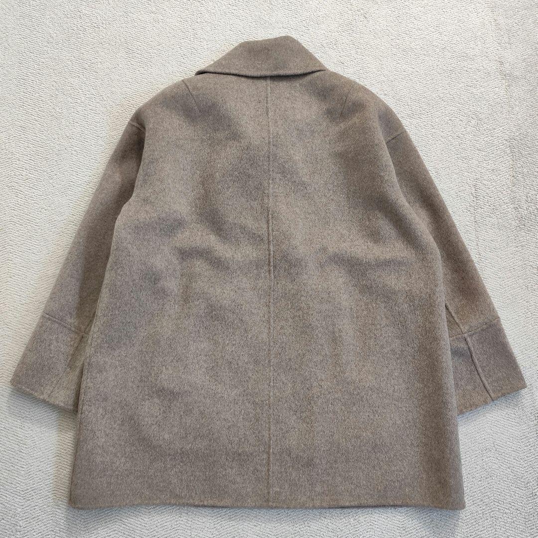 【美品】evernavy エバーネイビー リバー ピーコート ベージュ