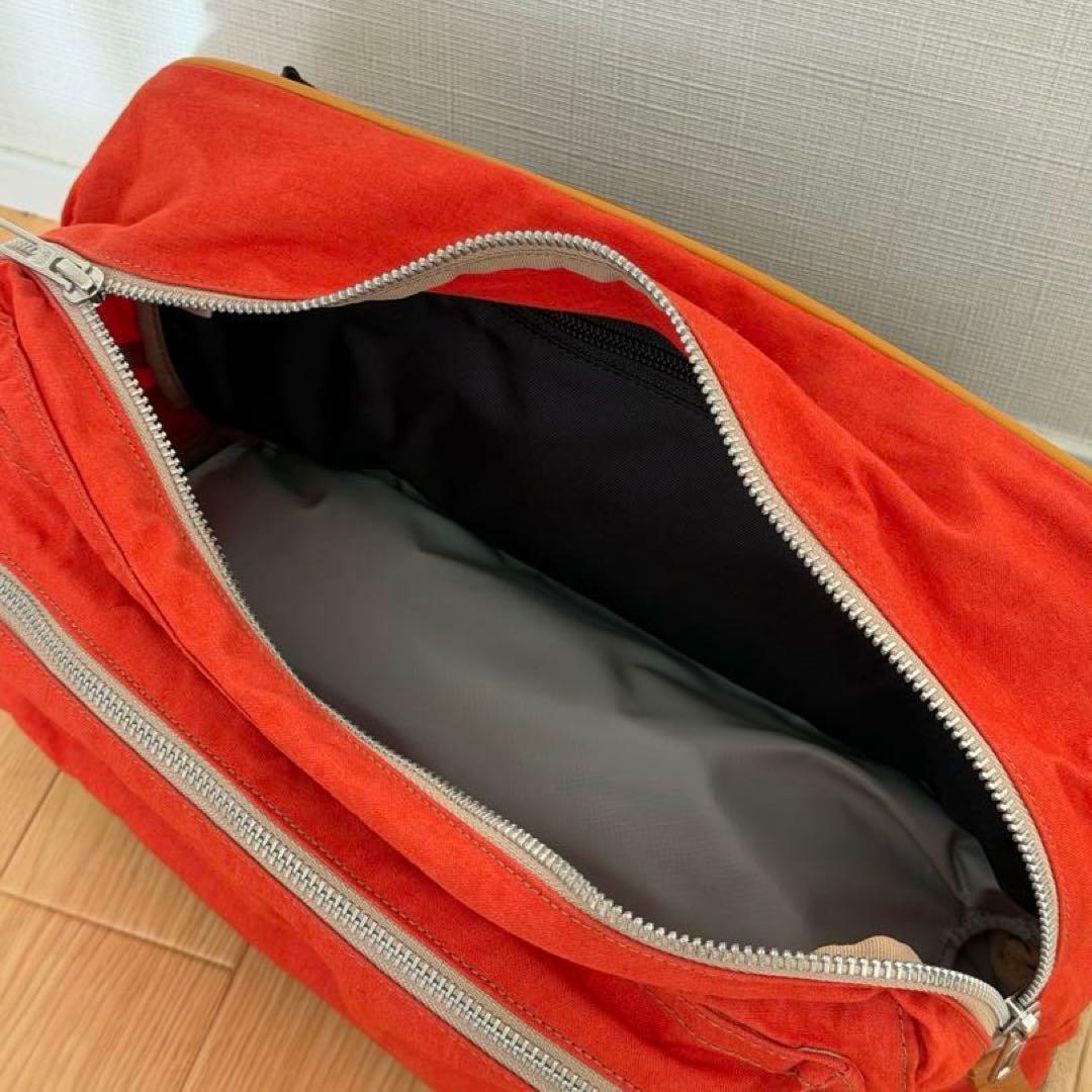 PORTER ポーター SUNRAIN シリーズ ショルダーバッグ オレンジ