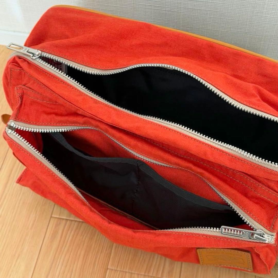 PORTER ポーター SUNRAIN シリーズ ショルダーバッグ オレンジ