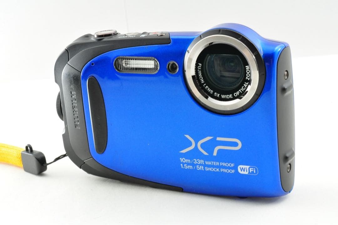 美品　FUJIFILM FinePix XP70 ブルー　デジカメ
