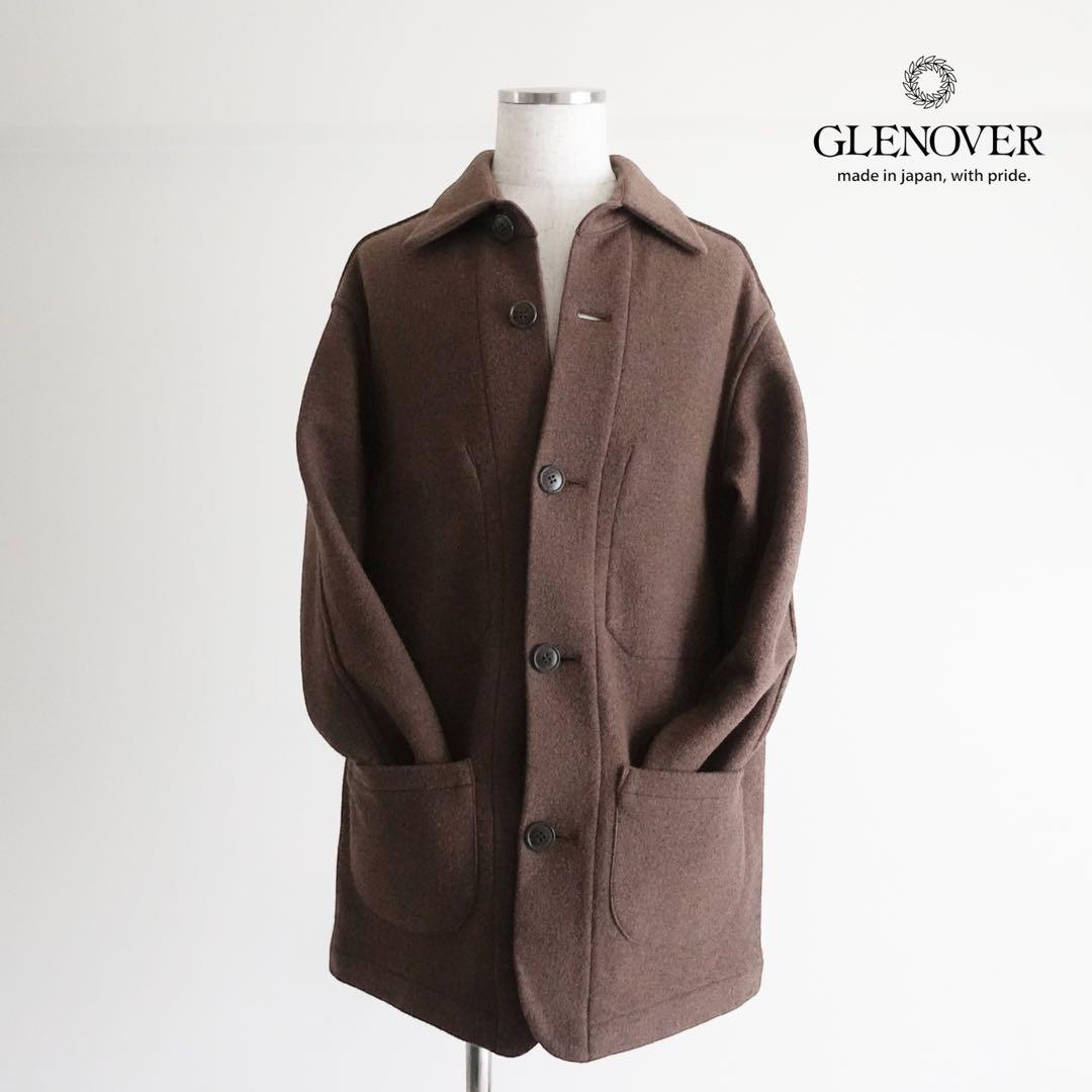 1990s GLENOVER ライトメルトン　カバーオールジャケット　ブラウン