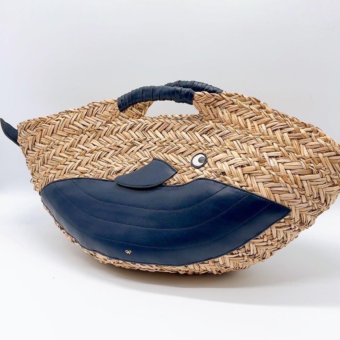 超激レア✨ アニハインドマーチ　ハンドバッグ　カゴバッグ ホエール　鯨