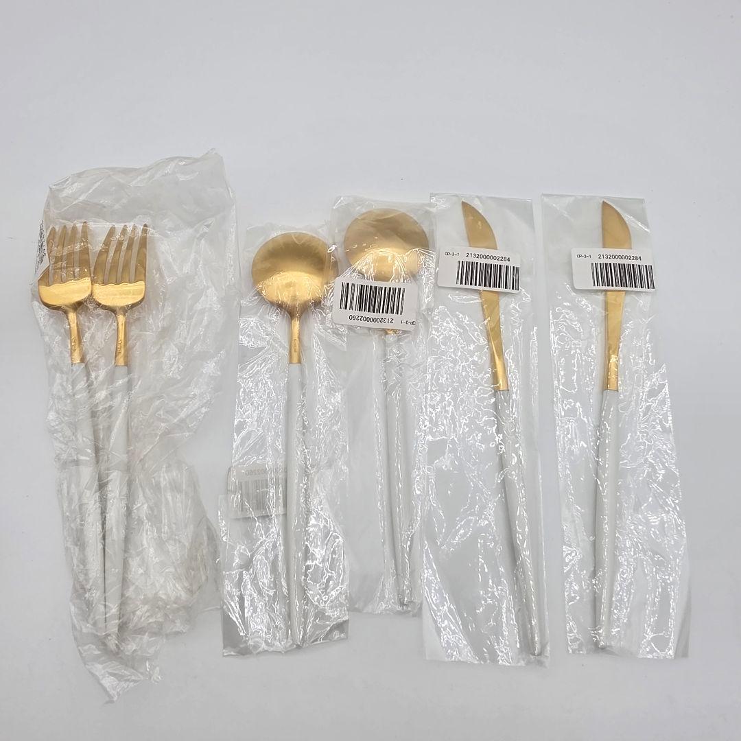 Cutipol GOA ゴアシリーズ　6点セット　ゴールド　ホワイト