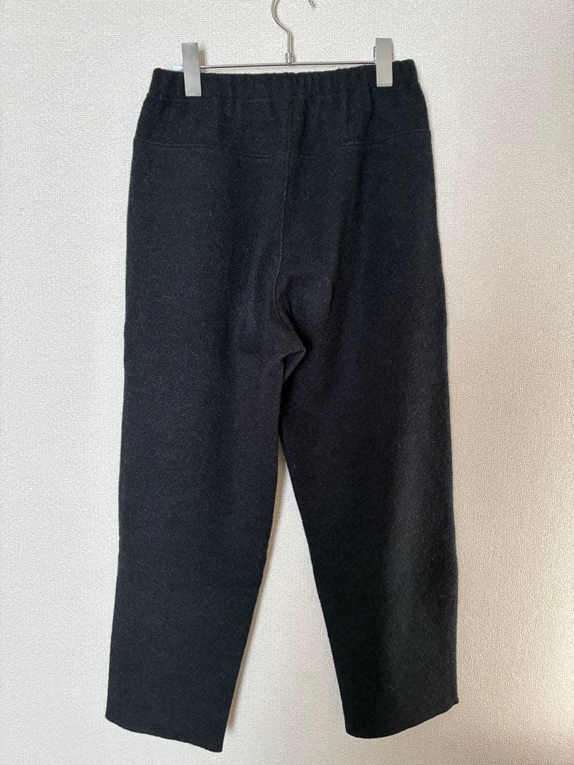 evam eva プレスウールパンツ