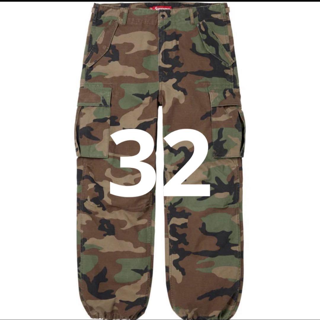 パンツ 25FW Supreme Cargo Pant Woodland Camo 32