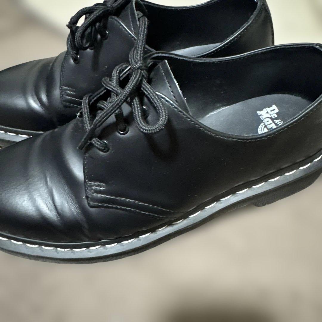 【Dr. Martens 】1461 ホワイトステッチ 3 ホール シューズ