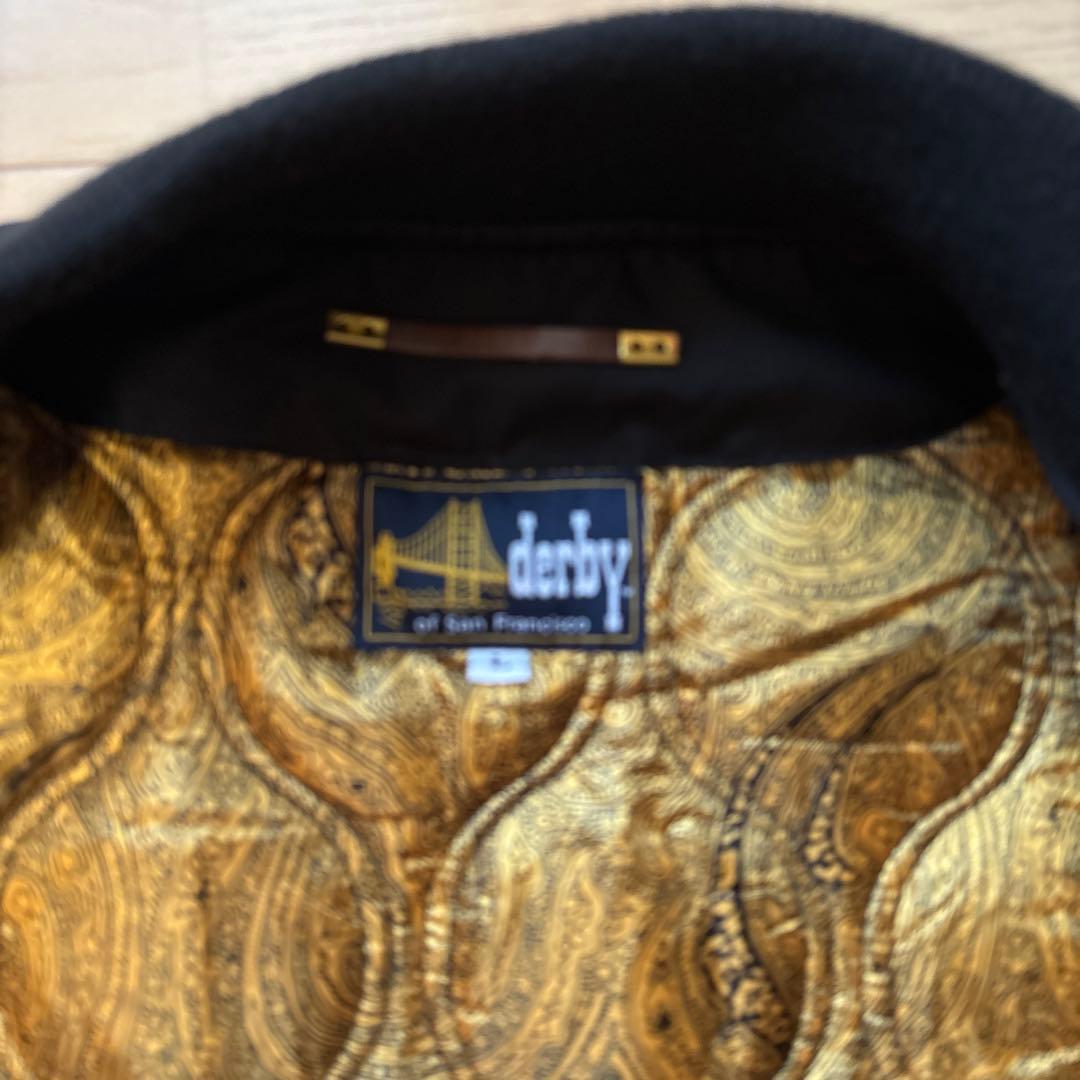 Derby of San Francisco Vest Black×Gold美品