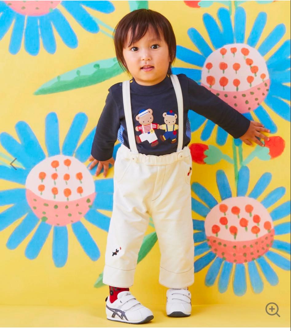 【新品・未使用】familiar★ファミリア★9分丈パンツ