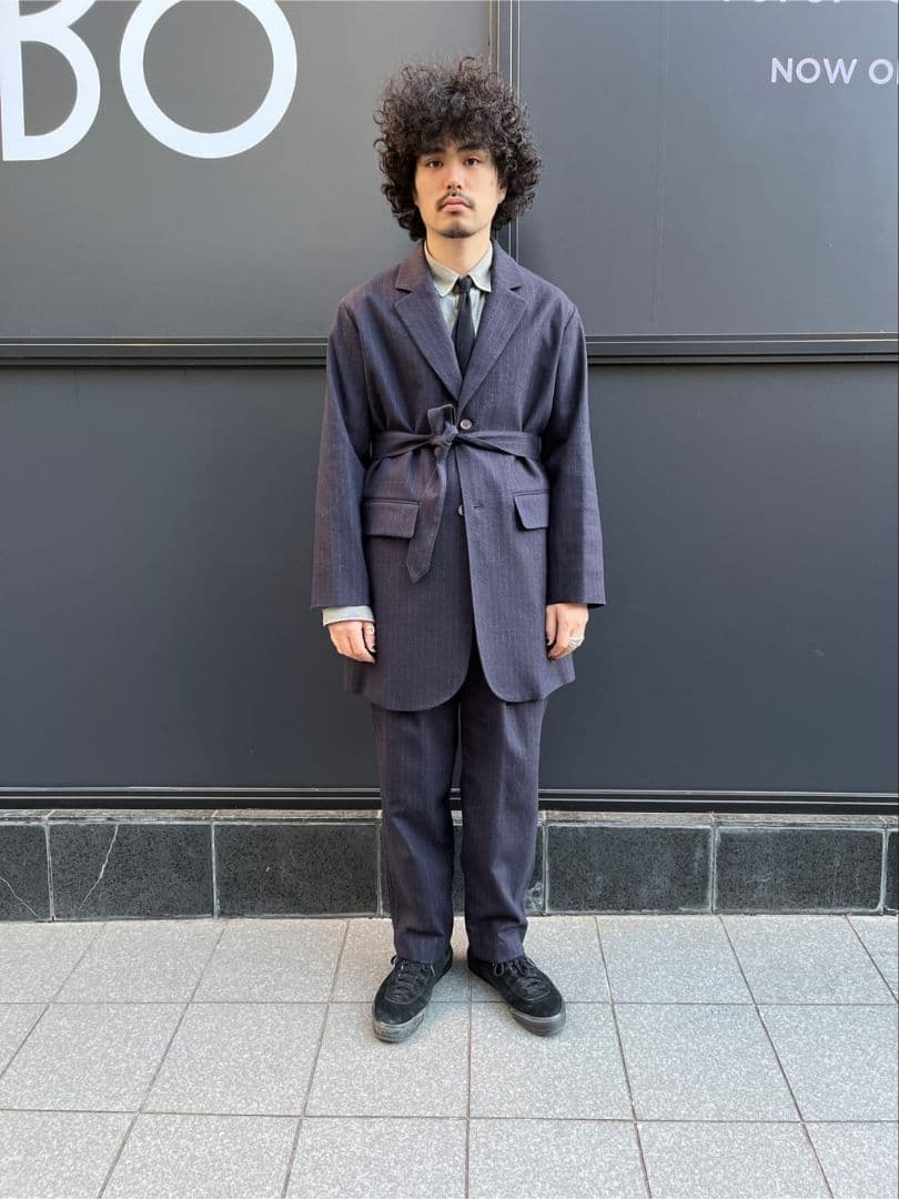 FOLL フォル ヘリテージストライプオーバーサイズジャケット