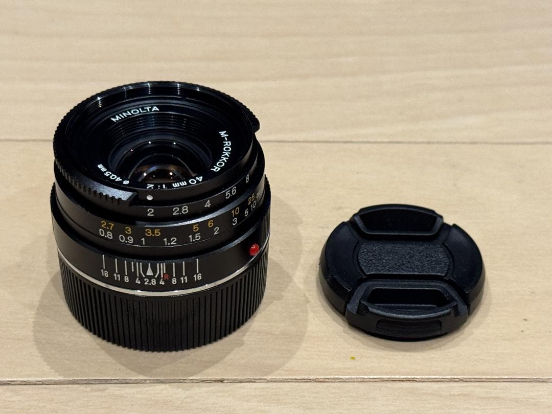 MINOLTA M-ROKKOR 40mm F2 CLE 平行カム