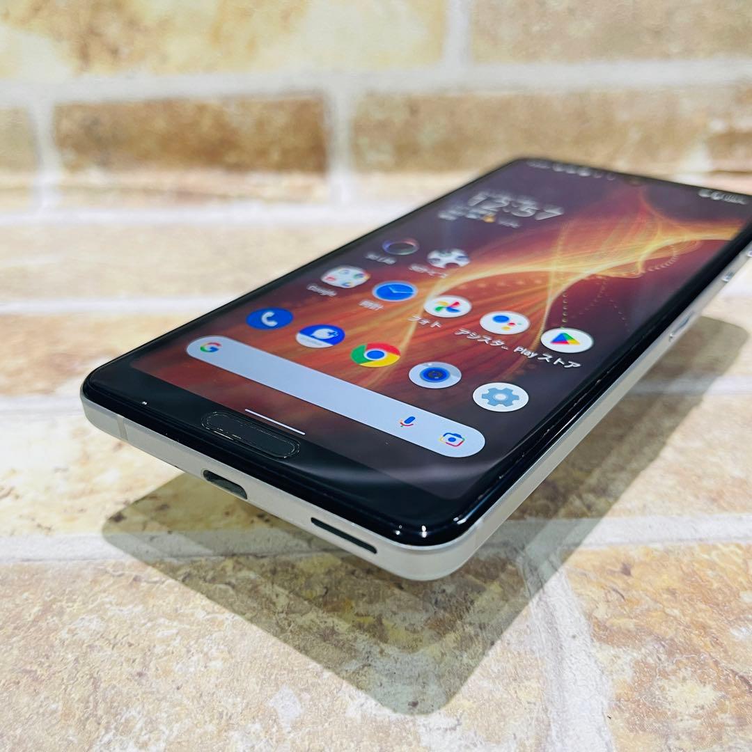 SIMフリー AQUOS sense5G 64GB オリーブシルバー 電池良好
