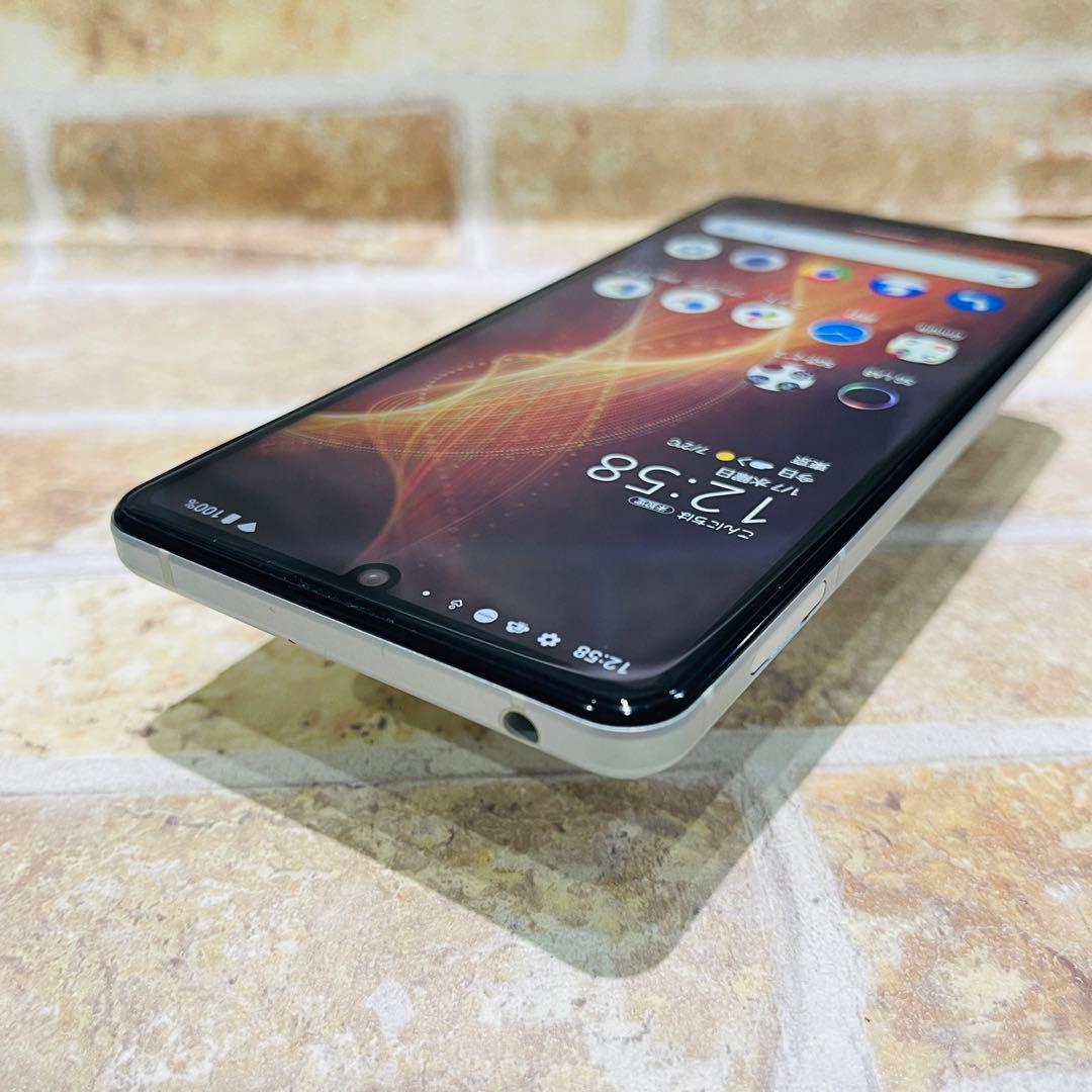 SIMフリー AQUOS sense5G 64GB オリーブシルバー 電池良好