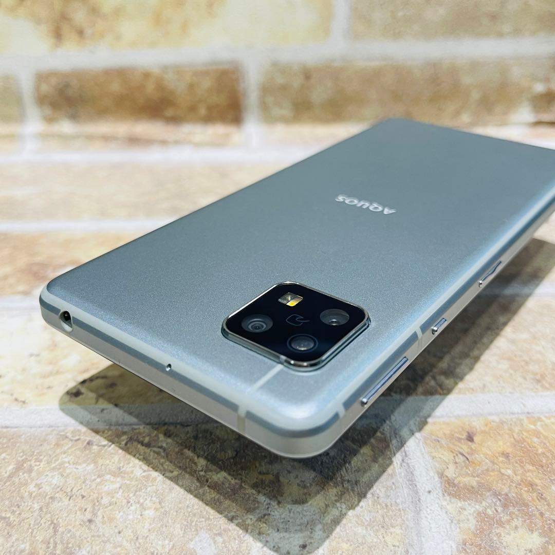 SIMフリー AQUOS sense5G 64GB オリーブシルバー 電池良好