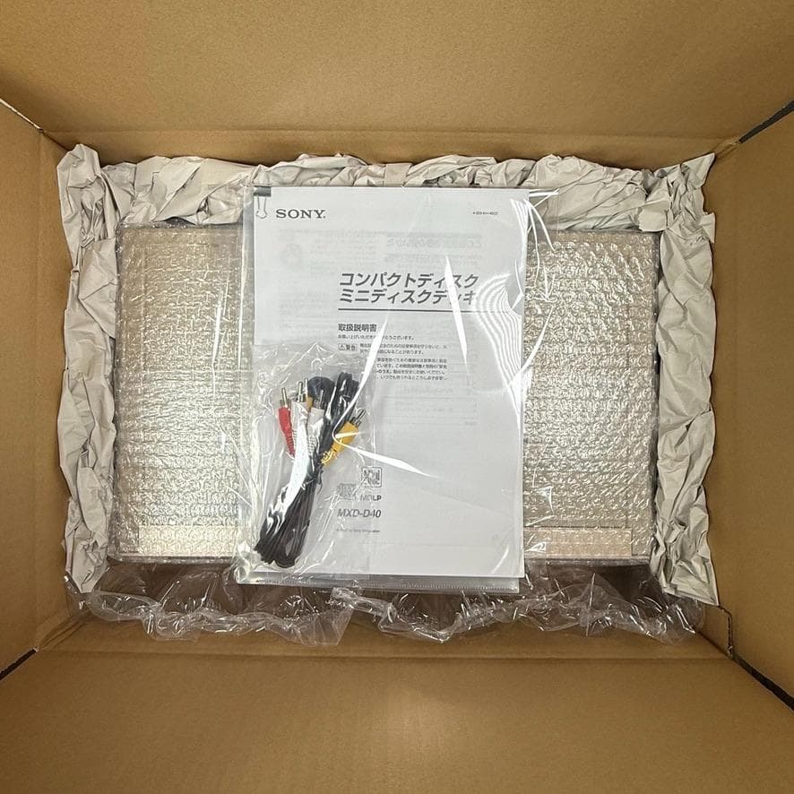 SONY MXD-D40 CDプレーヤー/MDレコーダー 一体型デッキ MDLP