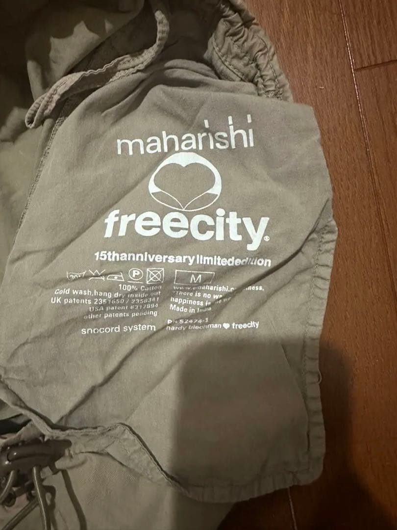 free city カーゴ パラシュートパンツ ベージュ