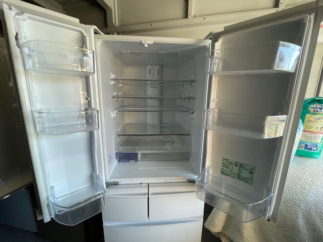 【引取歓迎愛知】MITSUBISHI 507L 6ドア冷蔵庫　MR-R51E-W
