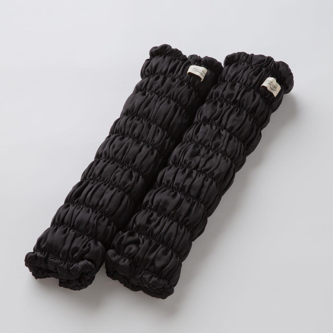 イオンドクター レッグウォーマー シルク ブラック