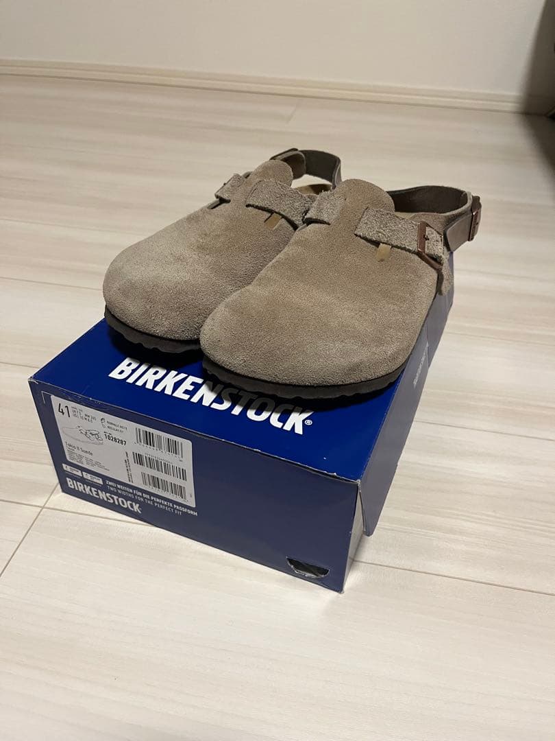 BIRKENSTOCK スエード クロッグサンダル 41