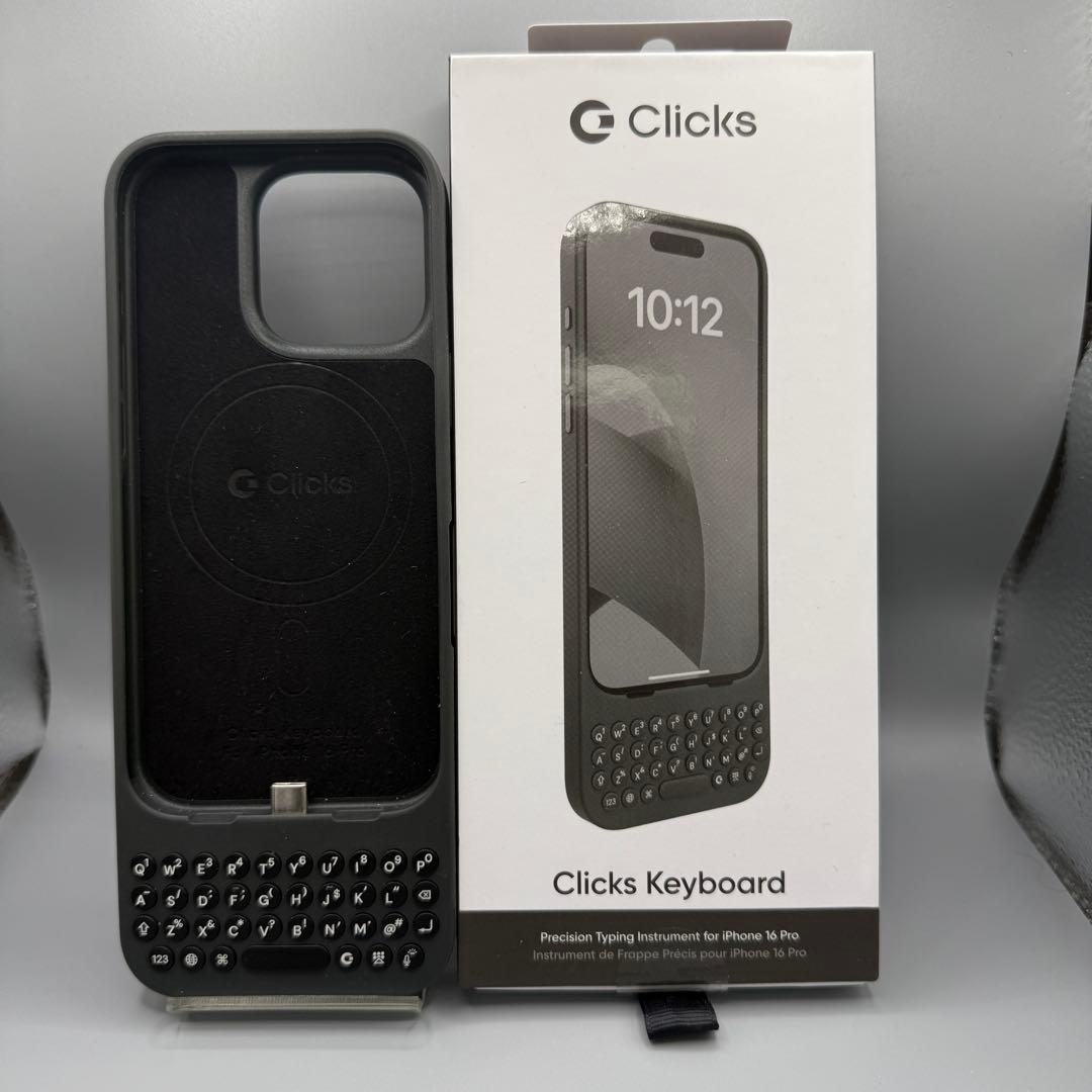 iPhoneアクセサリー Clicks iPhone16pro Black