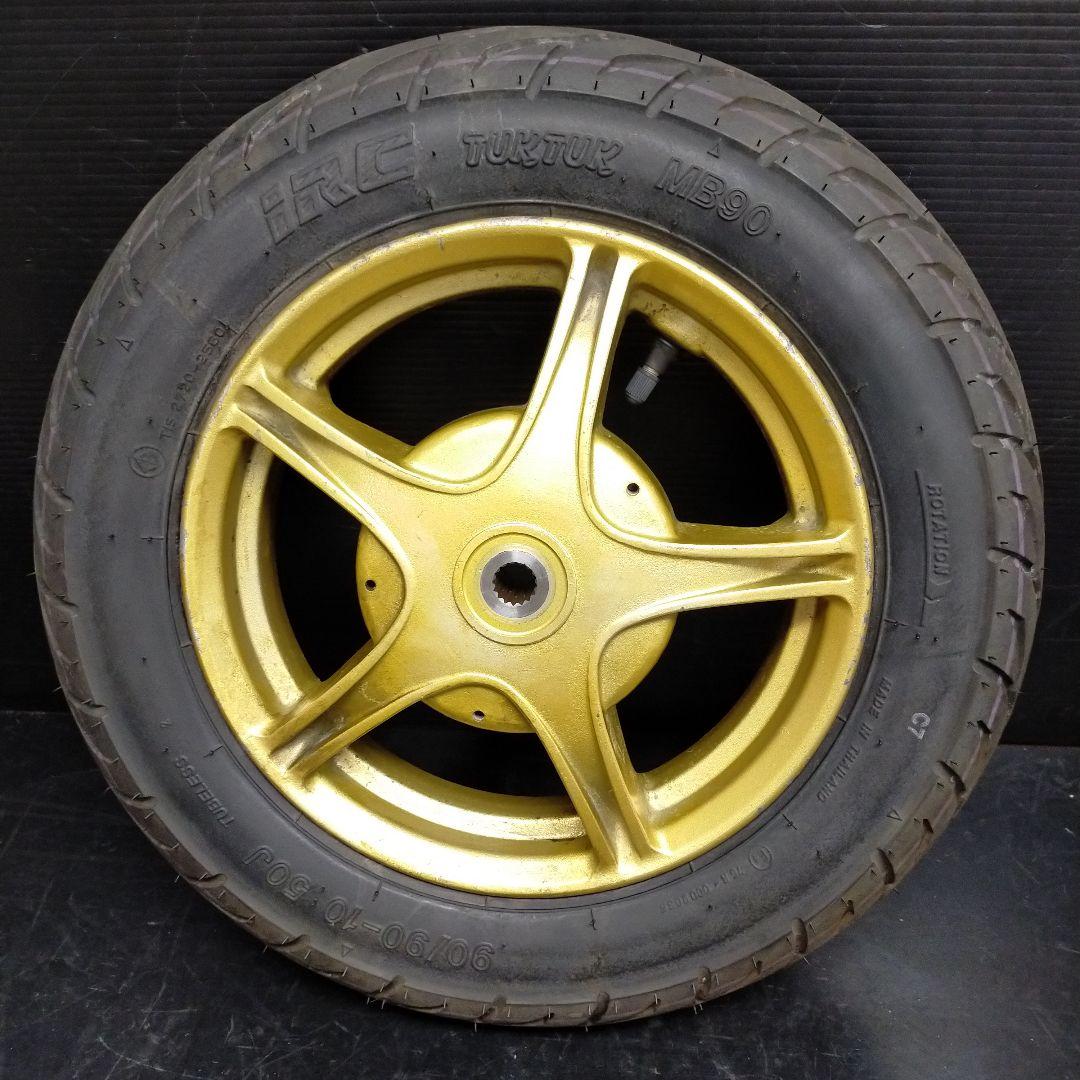 ★10　ヤマハ　JOG ZR SA39J　前後ホイール　キャスト　ゴールド
