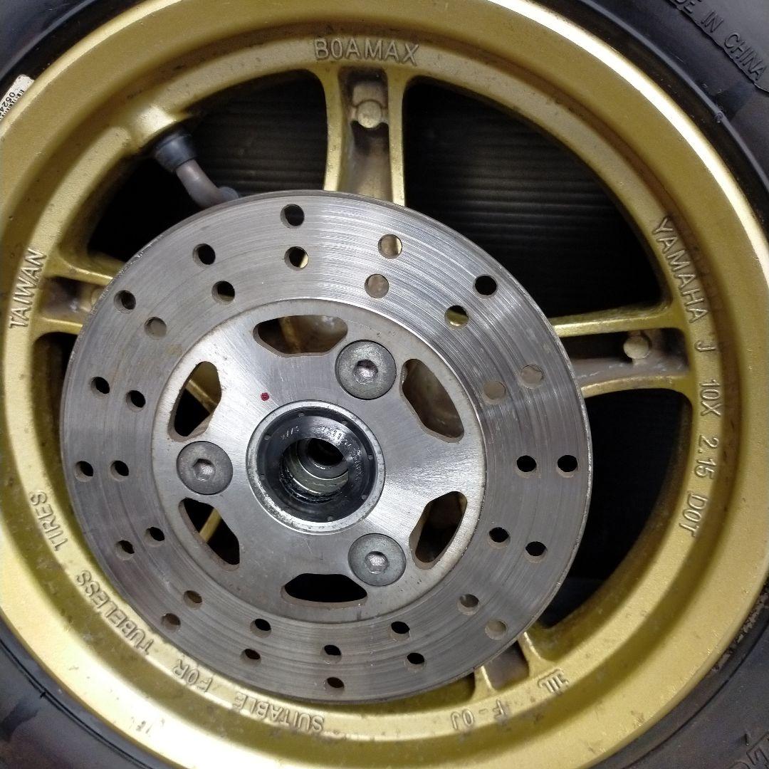 ★10　ヤマハ　JOG ZR SA39J　前後ホイール　キャスト　ゴールド