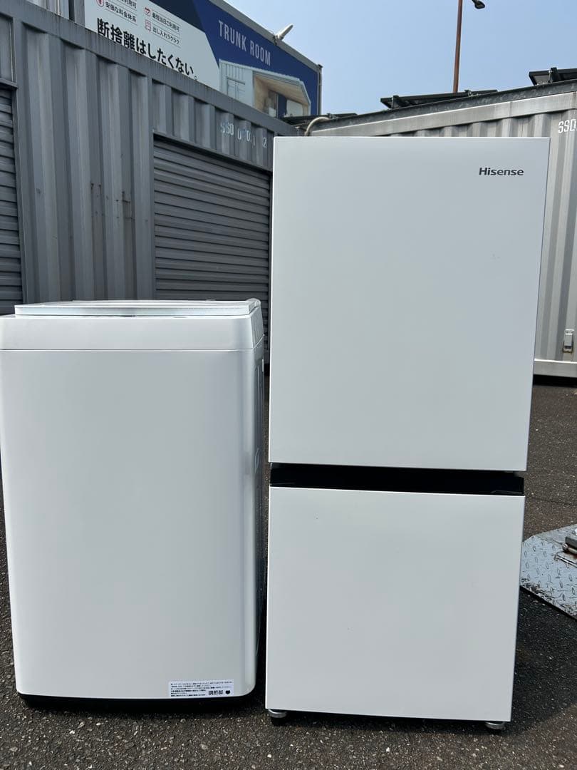 福岡市配送設置無料　22年冷蔵庫、23年洗濯機セット