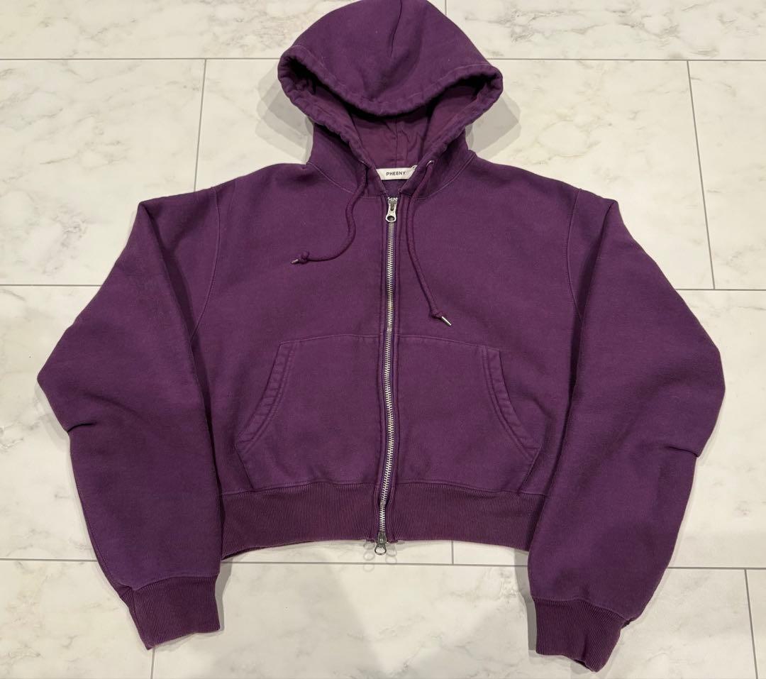 【新品未使用】PHENY フード付き クロップドパーカー