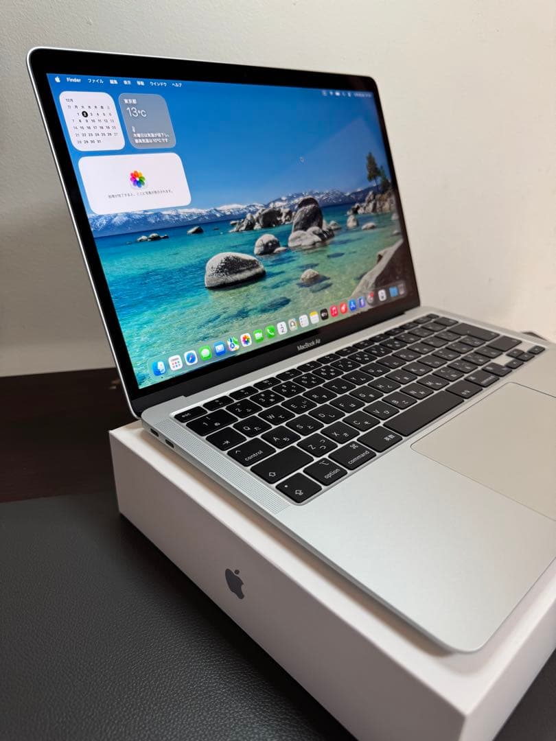 MacBook Air 2020。13インチ。M1。