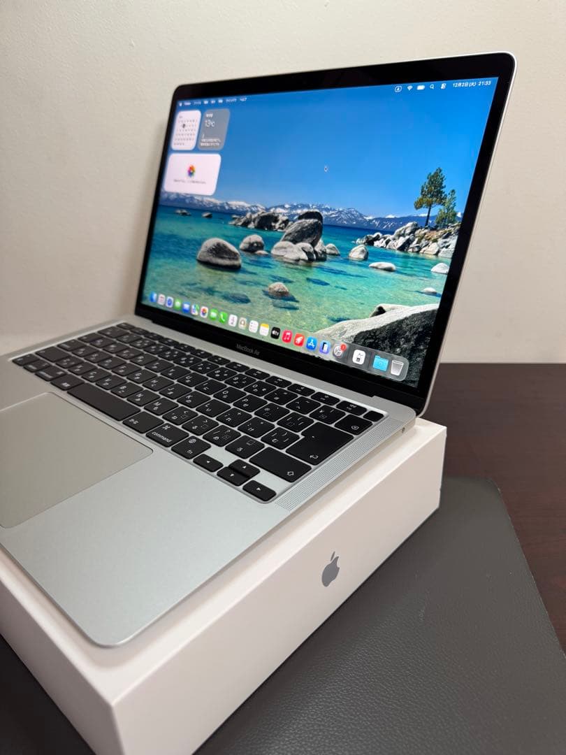MacBook Air 2020。13インチ。M1。