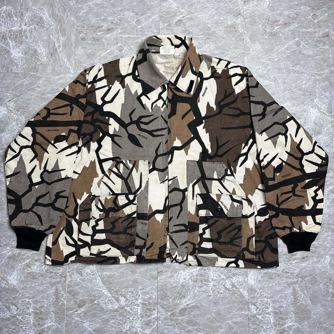 希少 PREDATOR CAMO USA Military Jacket 3XL