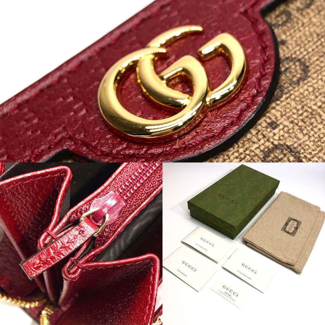 未使用✨箱付 グッチ ドラえもん コラボ GGスプリーム マーモント 長財布