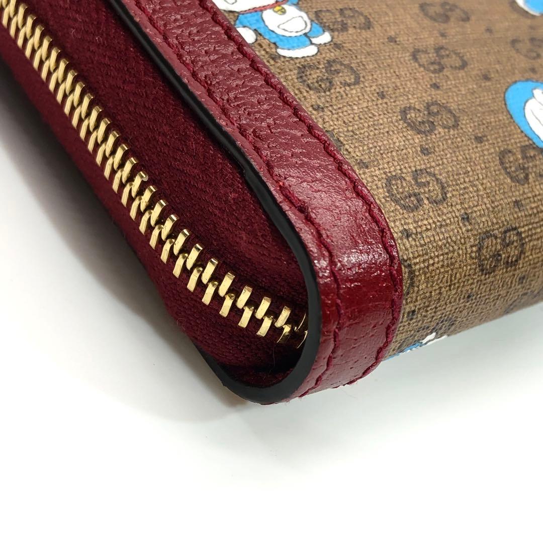未使用✨箱付 グッチ ドラえもん コラボ GGスプリーム マーモント 長財布