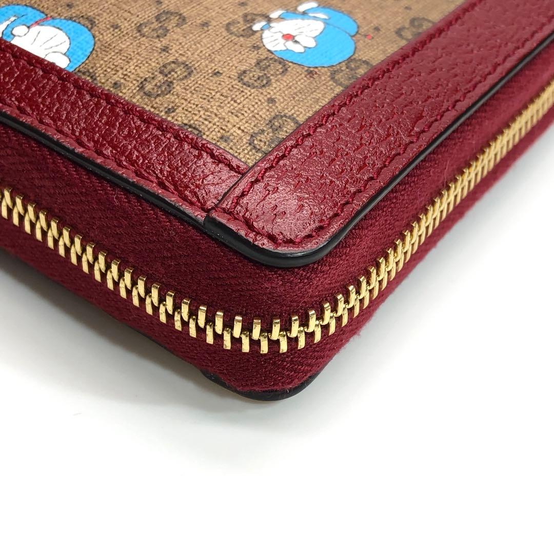 未使用✨箱付 グッチ ドラえもん コラボ GGスプリーム マーモント 長財布