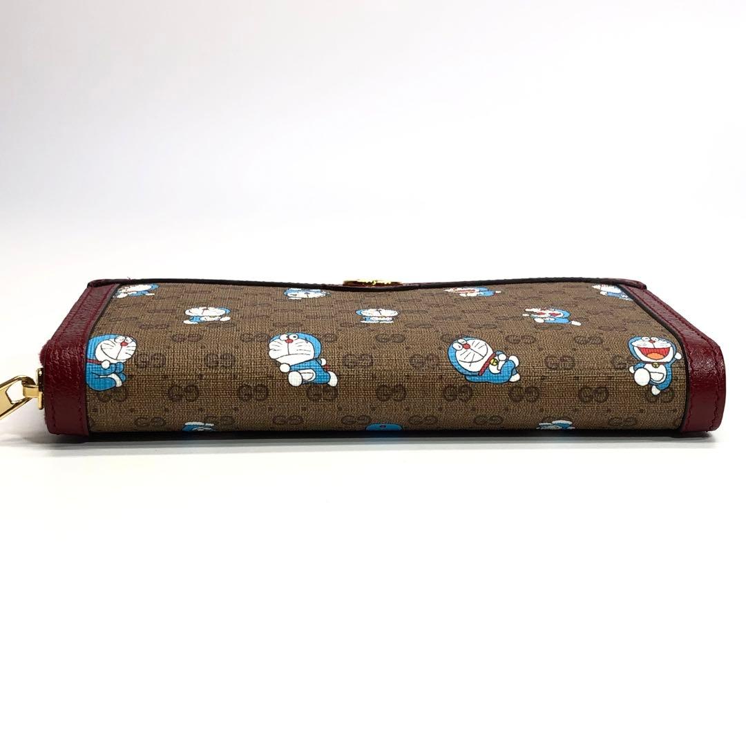 未使用✨箱付 グッチ ドラえもん コラボ GGスプリーム マーモント 長財布