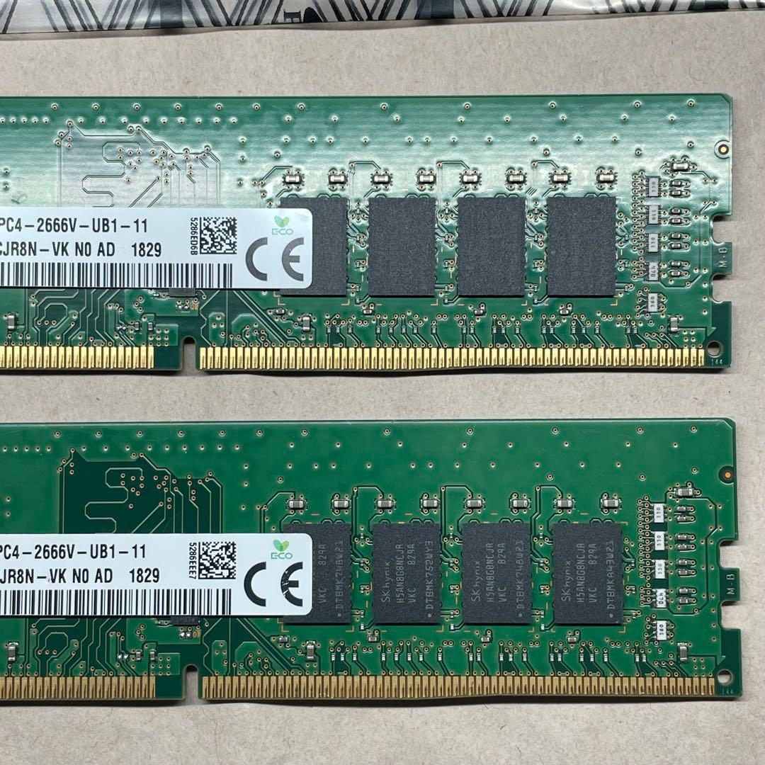 f*h様 SK hynix 32GB DDR4 2666MHz メモリ 16GB