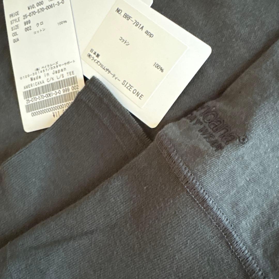 新品AMERICANAアメリカーナCREWNECK LONG SLEEVE