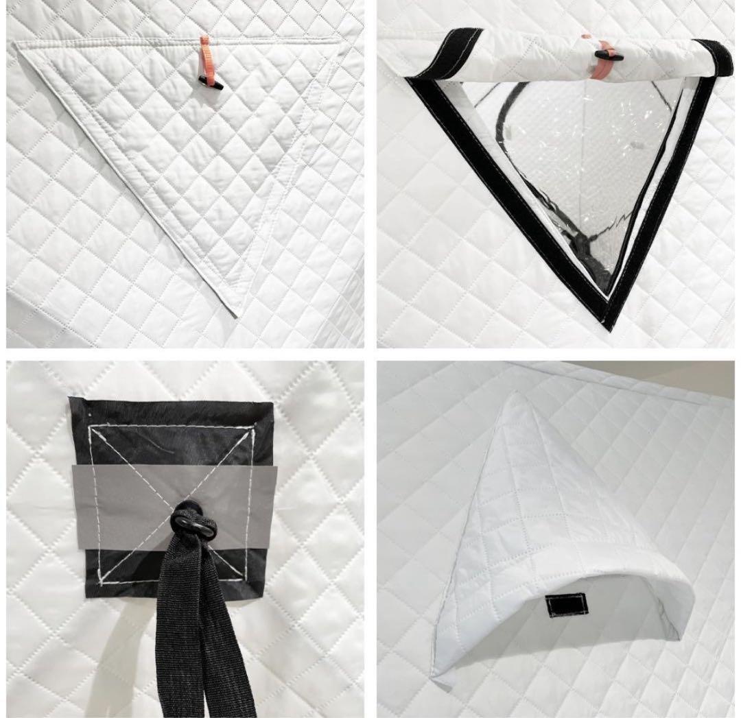 し*”様 【未使用品】テントサウナセット 白 薪ストーブ キャンプ サウナ テン