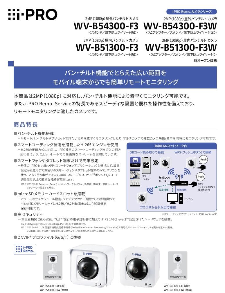 【新品未使用】ネットワークカメラ i-PRO【Panasonic】